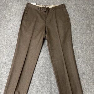 Ermenegildo Zegna Men’s Brown Thick Dress Pants Size 36